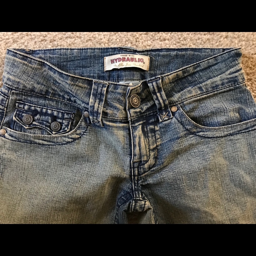 HYDRAULIC Denim SHORTS Size 1 / 2 - Picture 4 of 7